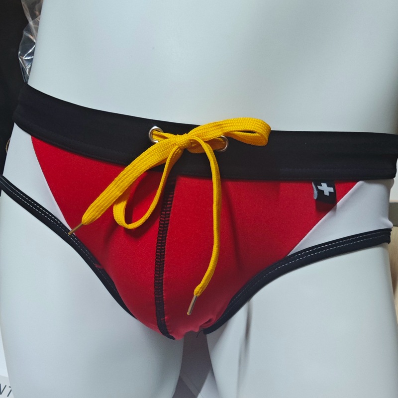 ファッションカラーマッチングメンズシーサイド水泳パンツ下着シ - Trunk Breathable Men のレビューと価格
