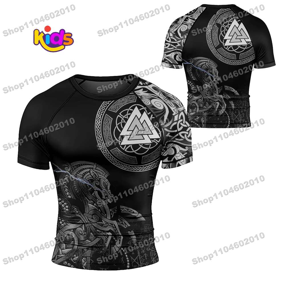 K44th アニメ キッズ サーフウェア BJJ MMA ボ - T Shirt Tight Fit のレビューと価格