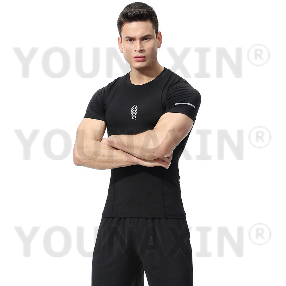 メンズ半袖Tシャツ ジム ランニング フィットネス トレーニ - T Shirt Tight Fit のレビューと価格