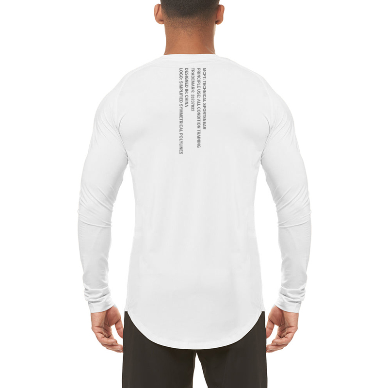 高弾性メンズフィットネススポーツウェア秋長袖タイトランニング - T Shirt Tight Fit のレビューと価格