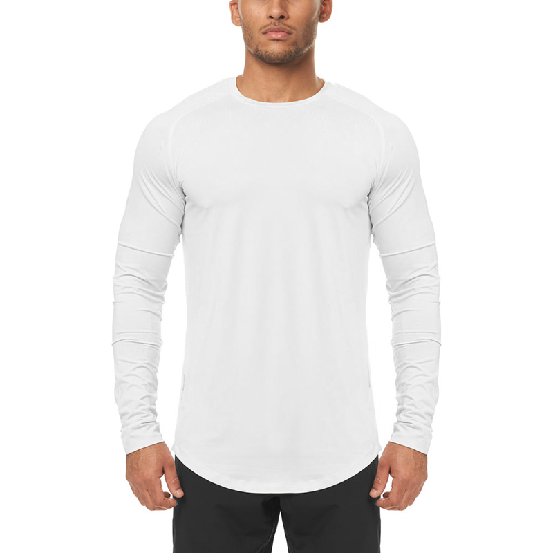 高弾性メンズフィットネススポーツウェア秋長袖タイトランニング - T Shirt Tight Fit のレビューと価格